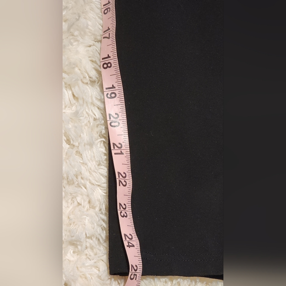 ALEXANDER JORDAN Women's black Tummy Control Leggings Sz. L - Picture 6 of 7